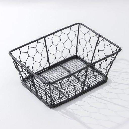 Фруктовница Доляна «Лола», 20×15×8 см, цвет чёрный