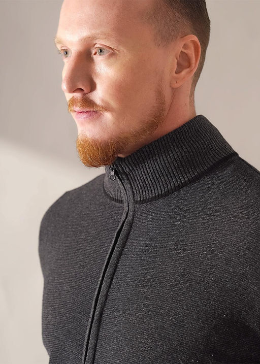 CLE Жакет муж. 654399хпэ мулине т.серый - Clever wear фото 14