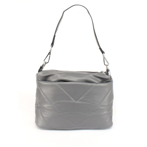 Сумка женская искусственная кожа FR-5059-L, 2отд, плечевой ремень, серый SALE 258398 - Adelia фото 2