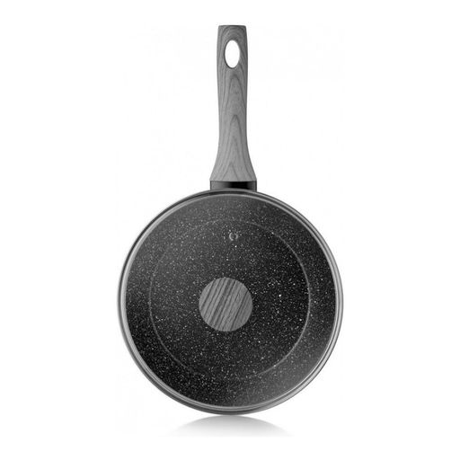 Сковорода глубокая с крышкой Walmer Leeds, 24 см, цвет серый  фото 2