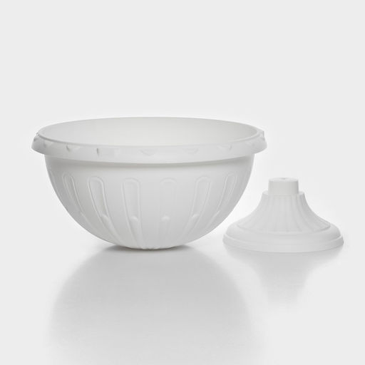 Вазон для цветов «Джулия», 8 л, d=32 см, h=23 см, белый