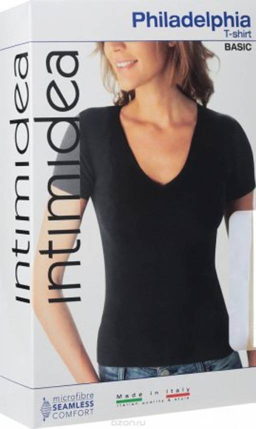 PHILADELPHIA футб. жен. с V-образн вырезом с корот/рукавом INTIMIDEA  фото 2