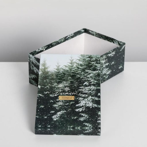 Коробки подарочные новогодние набор 6 в 1 «Снежной зимы», 32.5×20×12.5 - 20×12.5×7.5 см