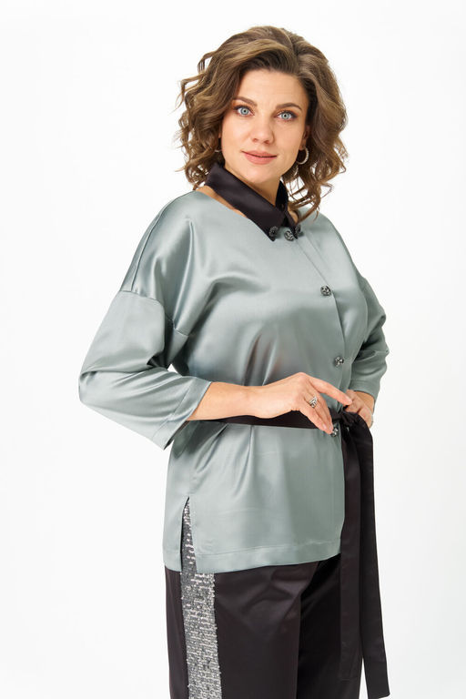 Блуза ANDINA CITY 5047-25 серый