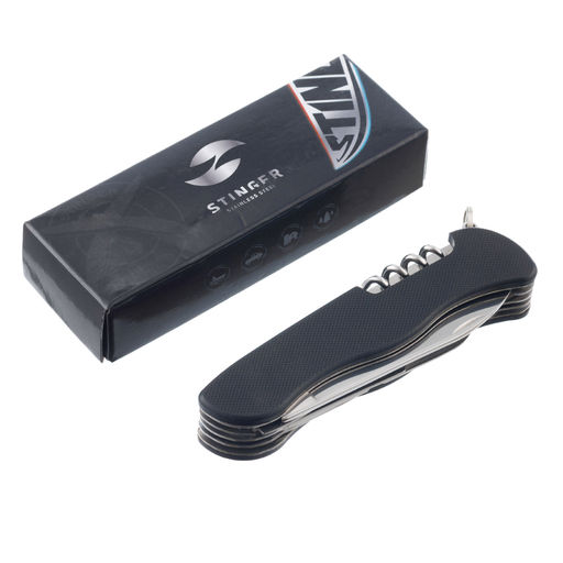 Нож перочинный STINGER FK-K9007G10-BLACK  фото 7