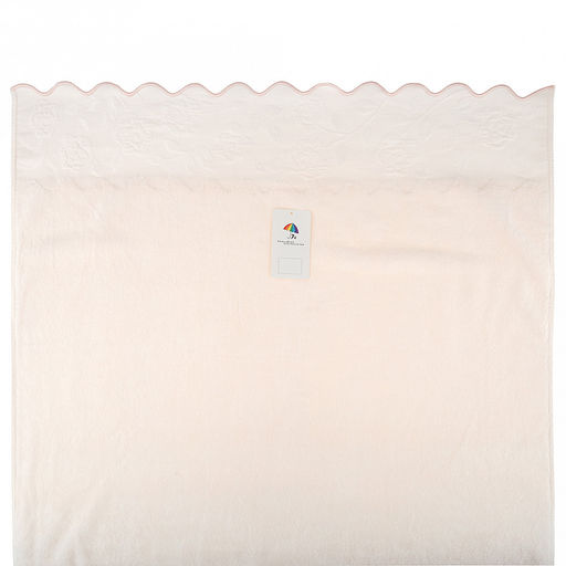 Полотенце махровое "Утренняя роза" 70х140см, хлопок 100%, светло-персиковый (Китай)