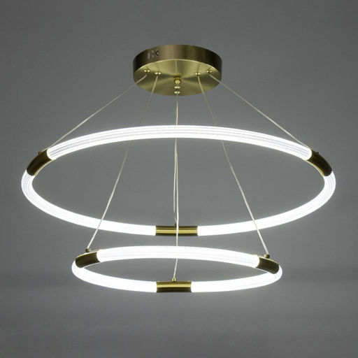Светильник «Рингас» 2хLED 68 Вт 3000-6000К золото 57×57×120 см BayerLux