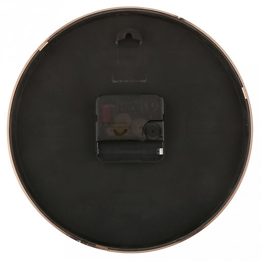 Часы настенные "Элизиум" д19,4см, h4см, мягкий ход, циферблат зеленый; цифры арабские, розовое золото; корпус пластик, розовое золото; в коробке (Китай)