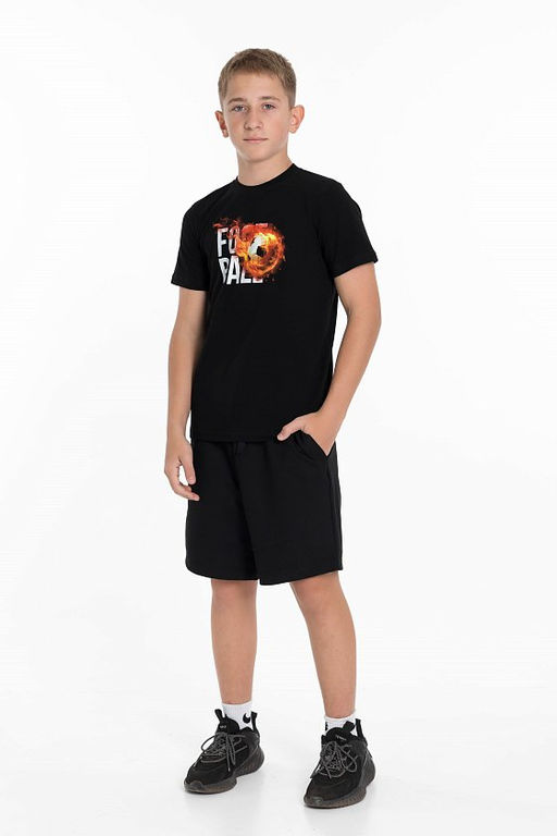 Футболка М224094Па черный