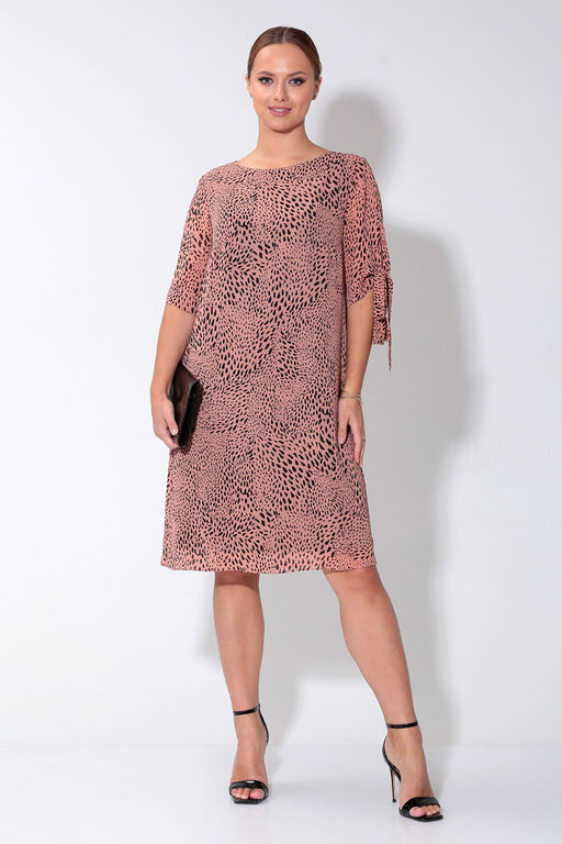 Платье Liona Style 903 розовый