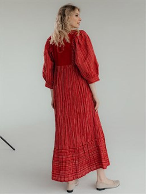 платье ЛЕН с ВИСКОЗОЙ - Волтри фото 4