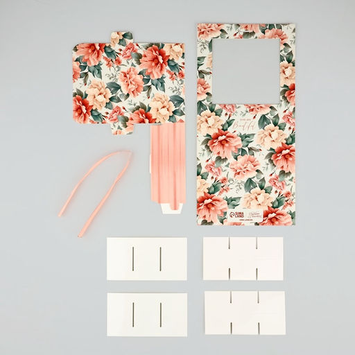 Цена за 5 шт. Коробка под 9 конфет с ячейками Ты прекрасна 14.5?13.5?3.5 см