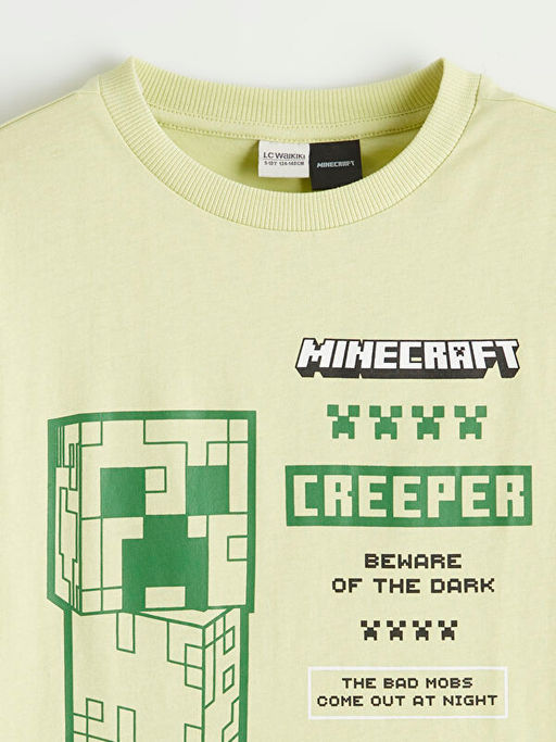 Minecraft Bask?l? Erkek ?ocuk Ti??rt