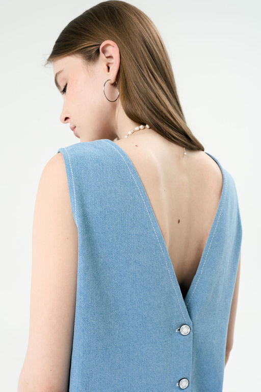 Платье Lenata 16424 голубой