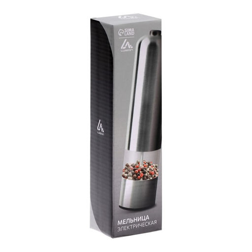 Мельница электрическая Luazon LET-001, пластик, от батареек, чёрная - Luazon home фото 6
