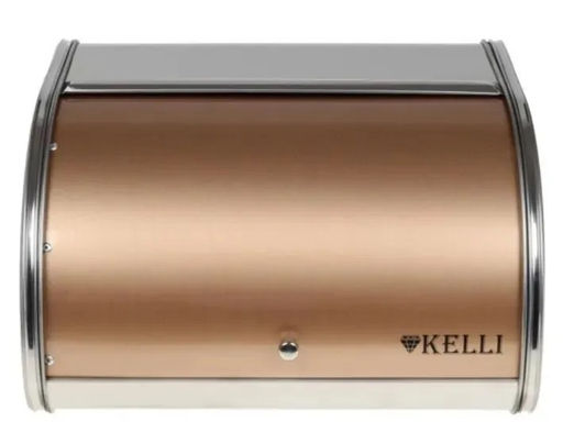 Хлебница нерж "Kelli", цвет бронза, арт. 2141-KL