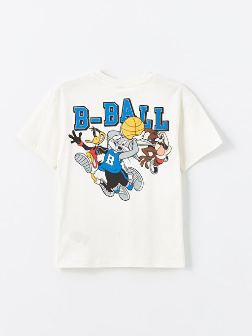 Rahat Kal?p Bisiklet Yaka Bugs Bunny Bask?l? Erkek ?ocuk Ti??rt - Waikiki фото 2