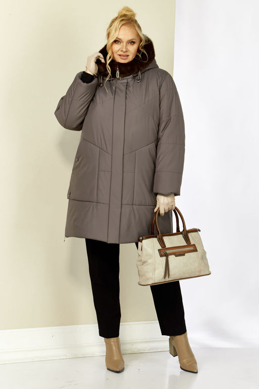 Куртка SHETTI 2208 серо-лиловый