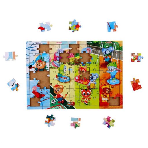 Пазл Времена года - Лесная мастерская фото 9