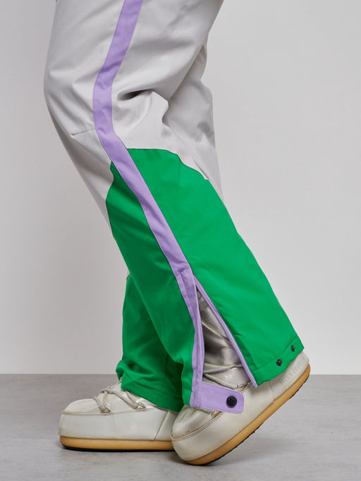 Горнолыжный комбинезон женский зимний зеленого цвета 2326Z - Mtforce фото 19