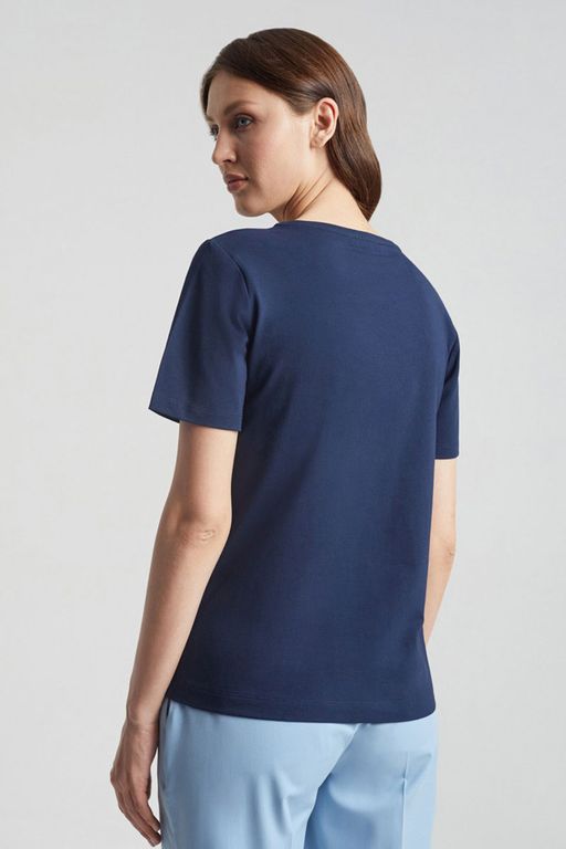 Футболка женская LS-013467-DN, 
темно-синий - Steinberg фото 4