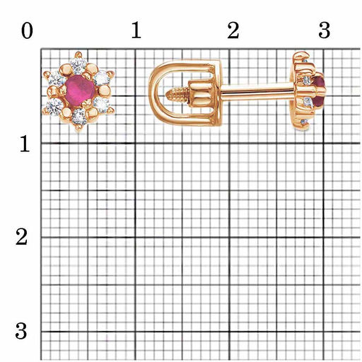 СЕРЬГИ 3287452-8 - Красная пресня фото 2