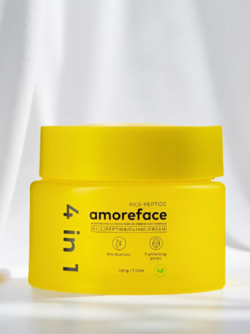 Amoreface Крем для лица 4 в 1 с пептидами и экстрактом риса / Rice-Peptide Clinic Cream, 100 г