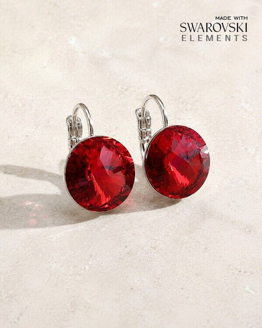 Серьги кристаллами Swarovski
