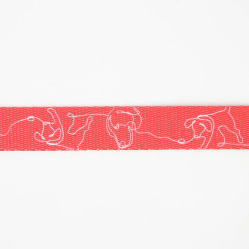 Поводок One line, 2 см, 1.5 м - Пушистое счастье фото 6