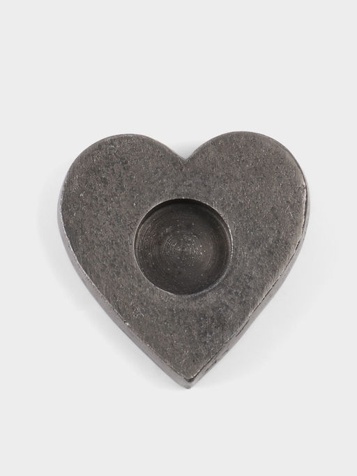 Подсвечник для чайной свечи Сердце, 11?12?2 см, алюминий