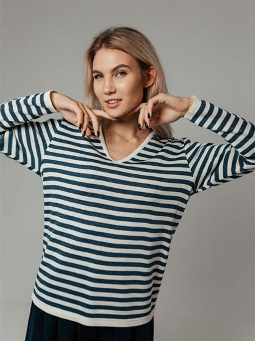 Джемпер  тельняшка полушерсть, ВОЛТРИ  фото 5