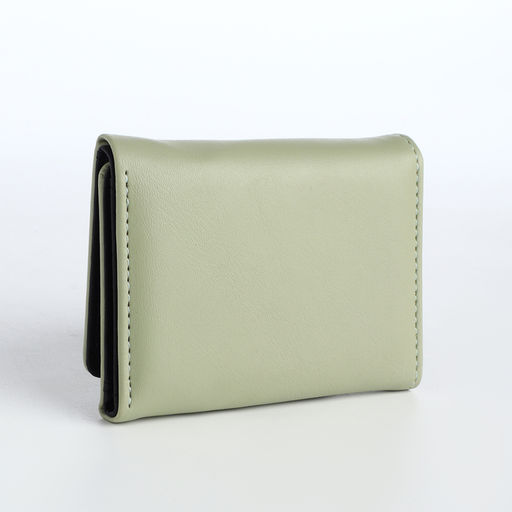 Кошелёк на кнопке, зелёный