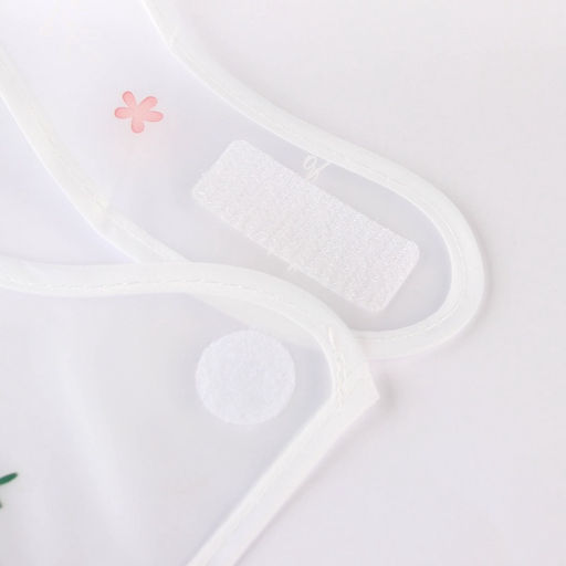 Нагрудник для кормления Крошка Я «Baby of nature» непромокаемый на липучке, с карманом