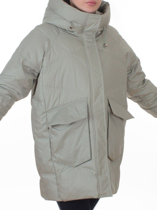 EB2819 OLIVE Куртка зимняя женская (200 гр. холлофайбер)