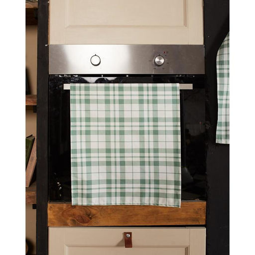 Полотенце Этель Eucalyptus (клетка) 40х70см, 100% хлопок, саржа 190 г/м2  фото 2