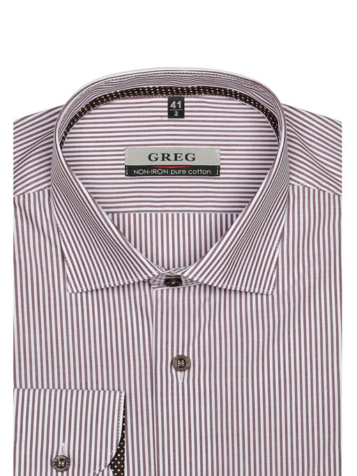 Сорочка мужская длинный рукав GREG 151/111/4121/1p