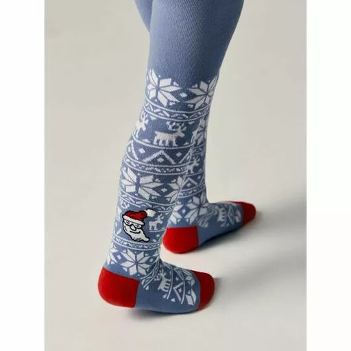 Колготки дет. NEW YEAR 23С-65СП 104-110 - 666 светлый джинс - Conte elegant фото 3