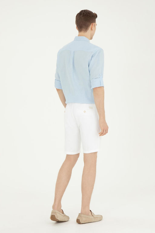 Мужские белые тканые шорты Неожиданная скидка в корзине - U.s. polo assn фото 4