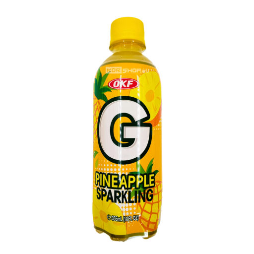 Газированный б/а напиток со вкусом ананаса Alphabet Sparkling G OKF, Корея, 355 мл Акция