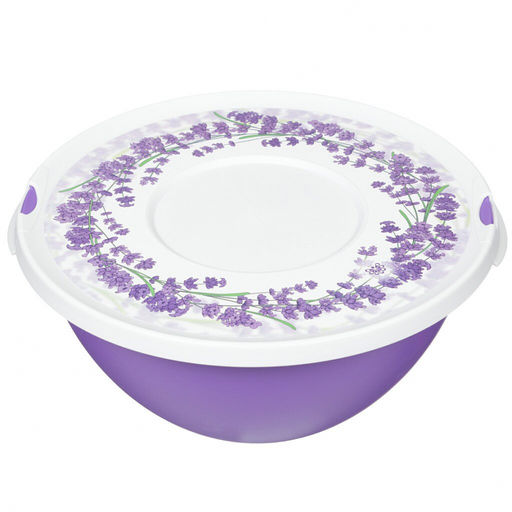Миска с крышкой 2,0л "Лаванда", арт. С35608