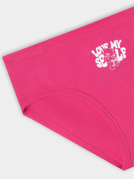 Цена за 2 штуки! Трусы слипы для девочек розовые - Mark formelle фото 3