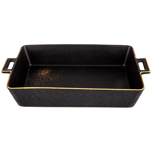 БЛЮДО ДЛЯ ЗАПЕКАНИЯ BRONCO MIDNIGHT GOLD 35*21,5*6,5 СМ 2900 МЛ
