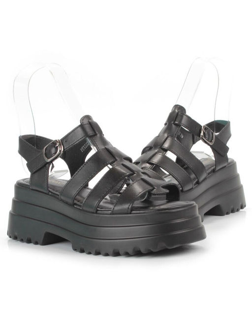 08-PEY337-2 BLACK Босоножки женские