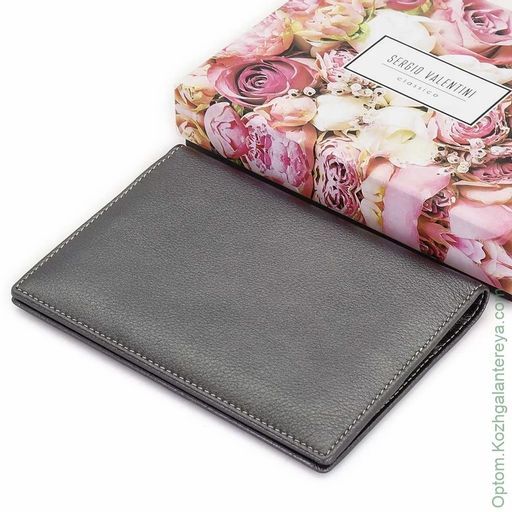 Женская кожаная обложка для паспорта Sergio Valentini СВ 8118-005/1  фото 4