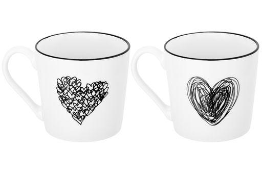 Набор 2 кружек 390 мл 13*9,5*9 см LOVE NEW BONE CHINA - Elan gallery фото 5