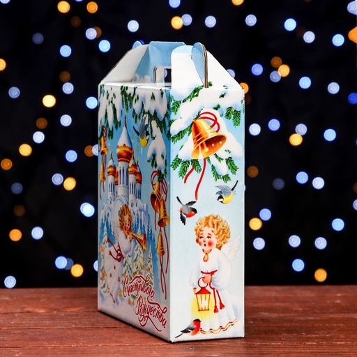 Цена за 5 шт. Подарочная коробка Рождество , 16,8 х 6,8 х 20,9 см - Simaland фото 9