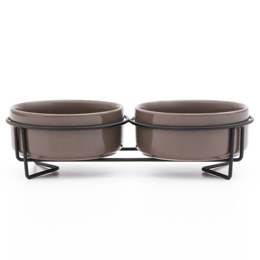 Миски керамические на подставке 2 х 250 мл - Пижон фото 3