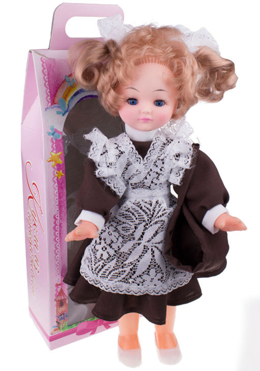 Мир Кукол. Кукла арт.ЛЕН45-18 "Школьница" в пакете, 45 см