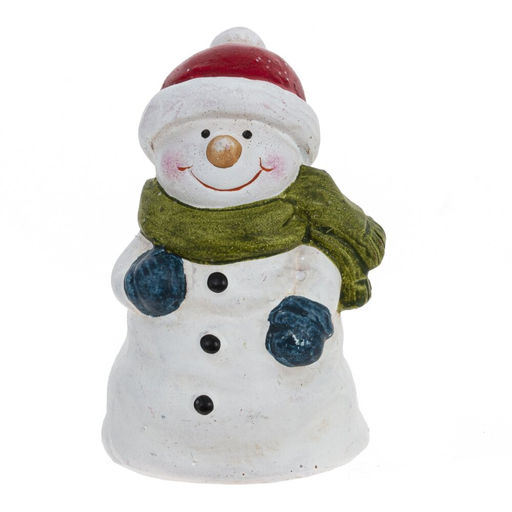 Фигурка декоративная "Снеговик" / "Пингвин" (блок 24шт), L3,5 W3 H6,5 см, 6в.