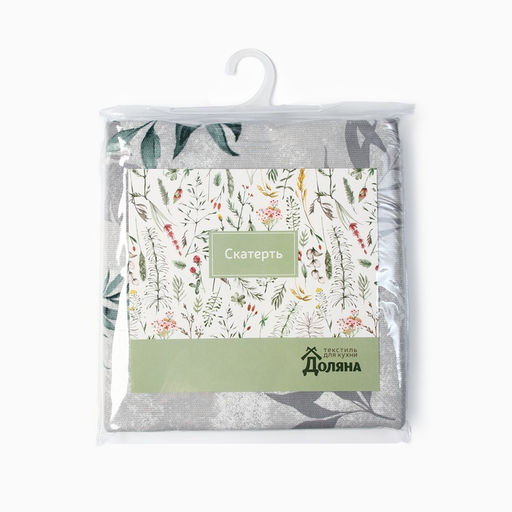 Скатерть Доляна Tropics, 144?220 см, 100% хлопок, 164 г/м?